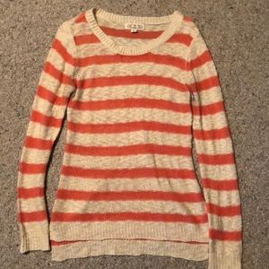 Orange & Cream Sweater